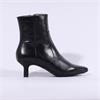Wonders Flexfit High Heel Ankle Boot - Black Leather